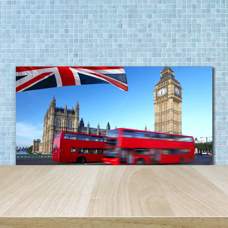 50cm W x 100cm L Glass Peel and Stick Panel