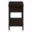 Table d'appoint, 2 niveaux, table de bout, table d'appoint, carré, table de chevet, lampe, placage, traditionnel