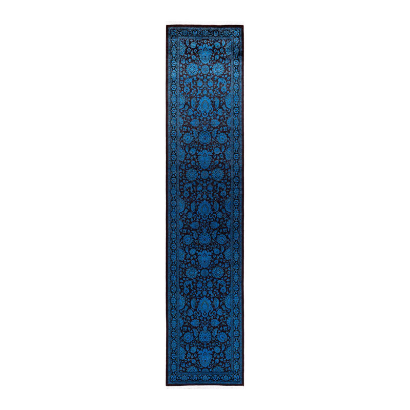 Fine Vibrance One-of-a-Kind 2' 6" X 12' 1" Hand Knotted Area Rug