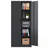 Metal Storage Cabinet With Doors And 4 Shelves