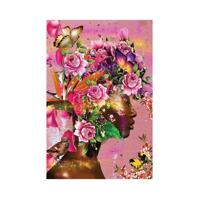 In Full Bloom by Yvonne Coleman Burney - Print on Canvas, 66.04 cm H x 45.72 cm W x 1.91 cm D, Wrapped Canvas