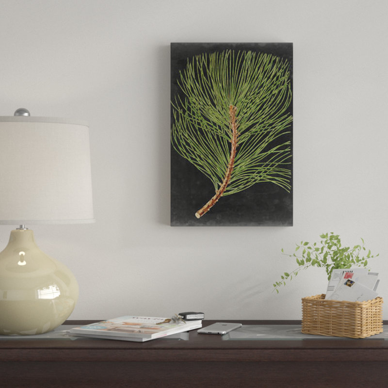 «Dramatic Pine III», impression sur toile, H 40 po x l 26 po x P 1,5 po, Toile tendue, Pas de tapis