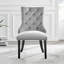 Eubanks Velvet Knockerback Dining Chairs with Metal Rivets and Chrome Legs-772320930-780350947