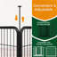 Panel Metal Exercise Pen With Door-130813862