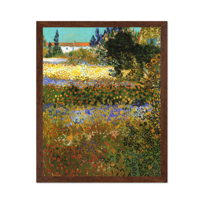 Van Gogh - Jardin fleuri à Arles