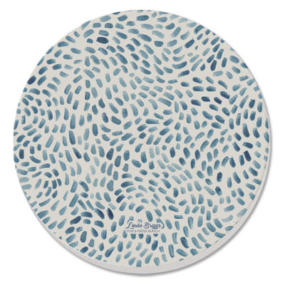 Drift Marks 4 Pack Round Absorbent Stone Coasters 
