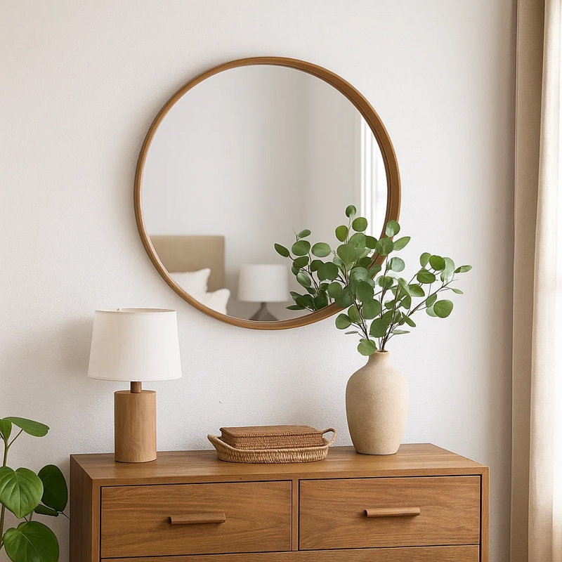 Miroir d'appoint Wayne, 39.5" x 39.5"