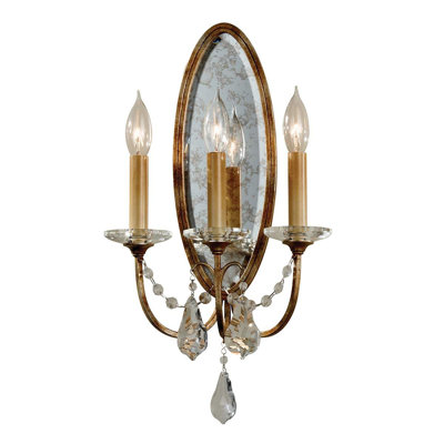 Carnanreagh Steel Candle Wall Light