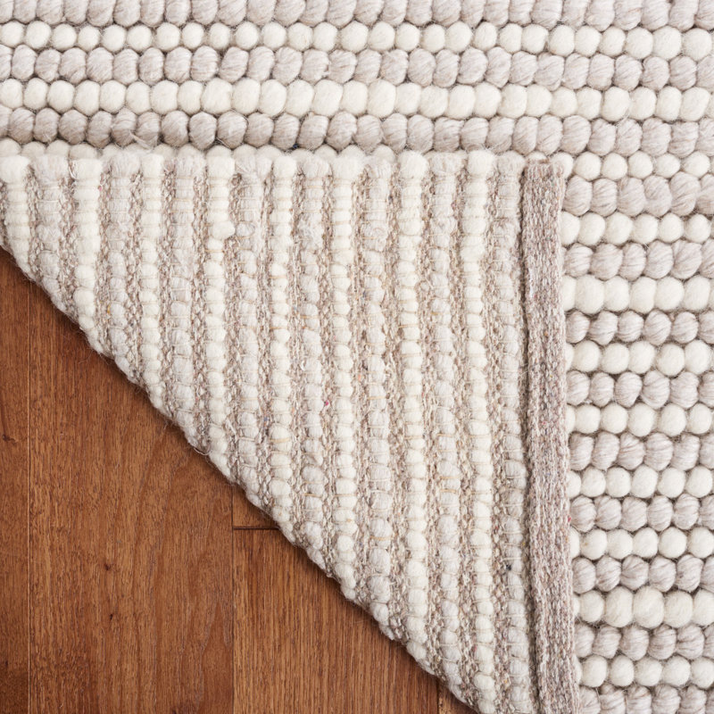 Msr Natura 9650 Martha Stewart Hand Woven Wool And Cotton Rug, Rectangle 9" x 12"
