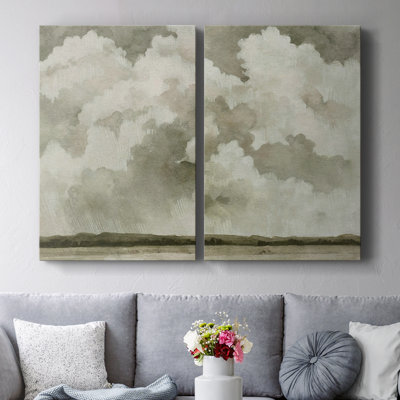 Toile tendue avec toile Big Big Sky I-Premium - prête à être accrochée