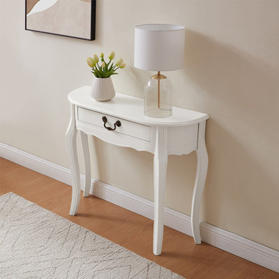 American-style curved entrance cabinet