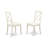 9 Piece Dining Set Includes a Rectangle Dining Room Table with Butterfly Leaf and 8 Faux Leather Kitchen Chairs, Linen White-1077076159