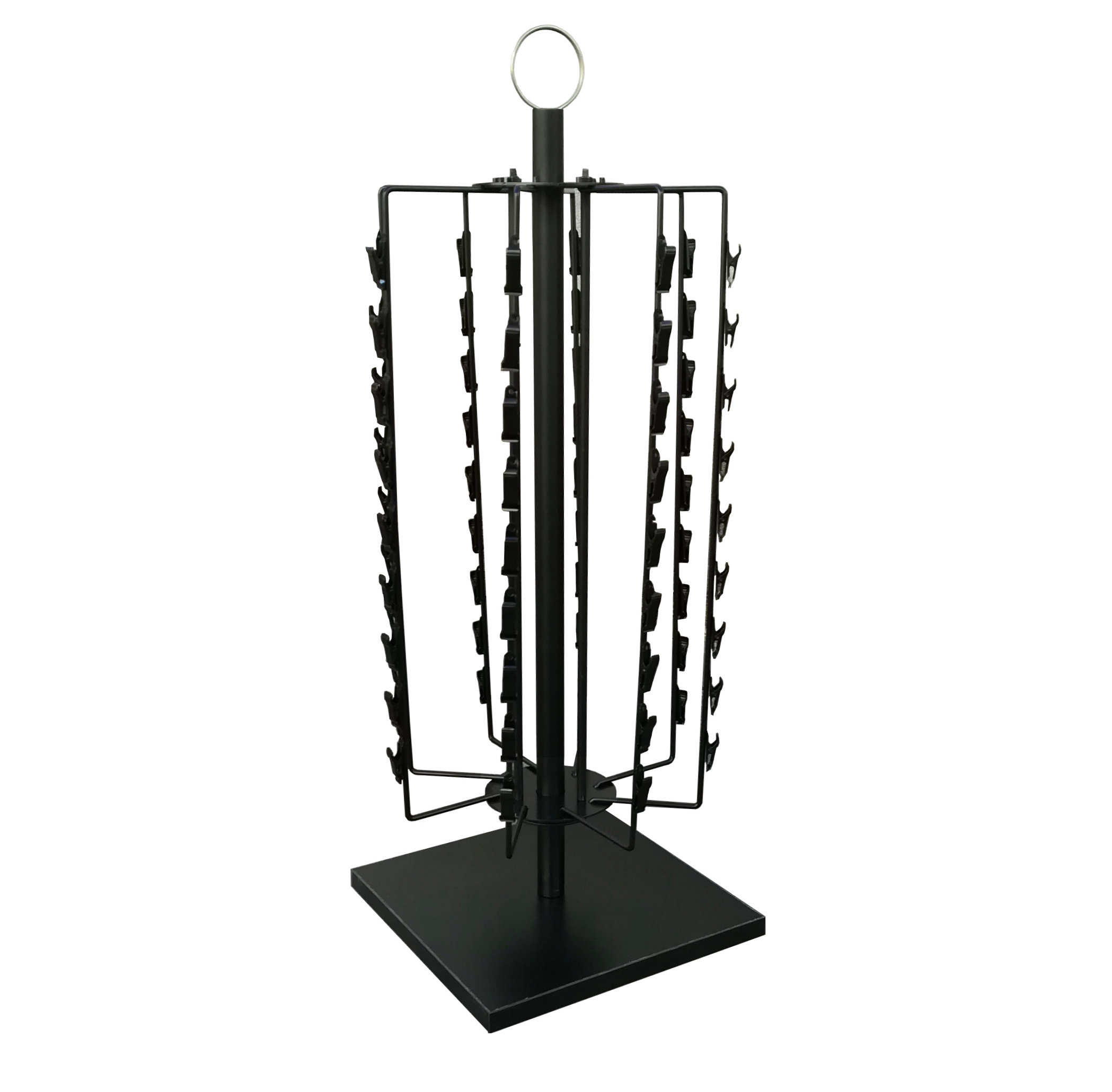 Rebrilliant® 72-Clipper Wire Clip Strip Rack, Countertop Potato Chips ...