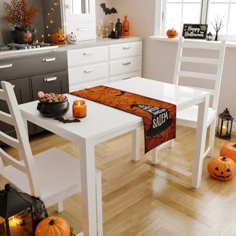 Chemin de table d'Halloween