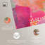 «Garnet Gleam II», toile néon abstraite par Art Remedy-113467767-113467771
