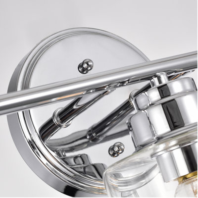 KARSON 23" Wide Bath Vanity Fixture – Almallah 3 Light Chrome Bathroom Light
