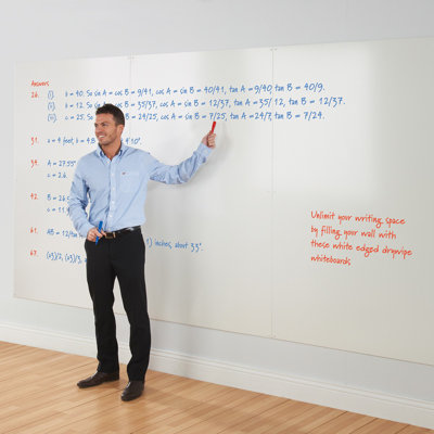 Wandmontiertes Whiteboard