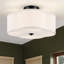 Plafonnier semi-encastré en tissu 4 lumières-1019904923-1019904927