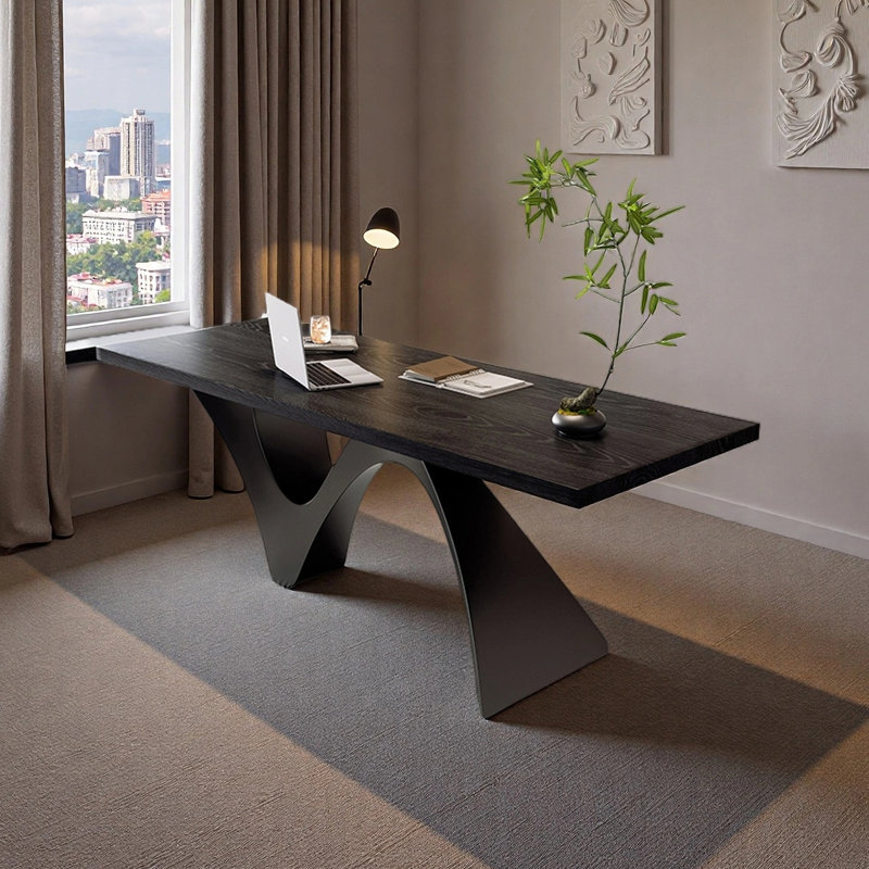 Creative and Sophisticated Office Desk, 28.74" H x 62.99" W x 31.5" D