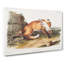 Fox Caught In A Trap by J.W. Audubon - Wrapped Canvas-55323192