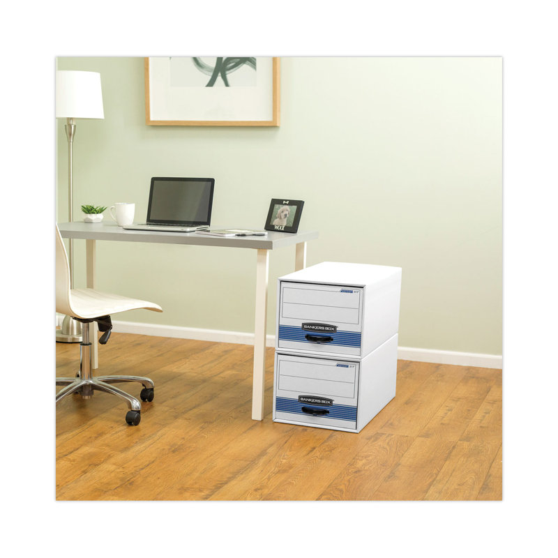 Stor/Drawer File Drawer, Letter, 12-1/2 x 23-1/4 x 10-3/8, White/BE 6 per Carton