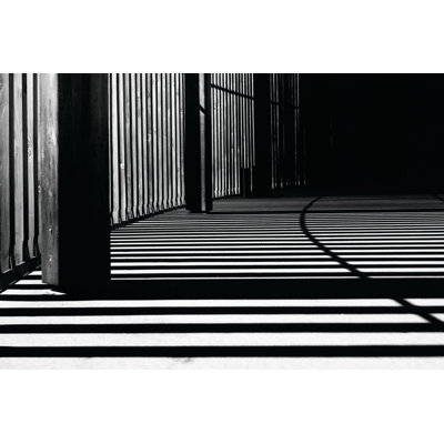 Black Stripes - Wrapped Canvas Art Prints