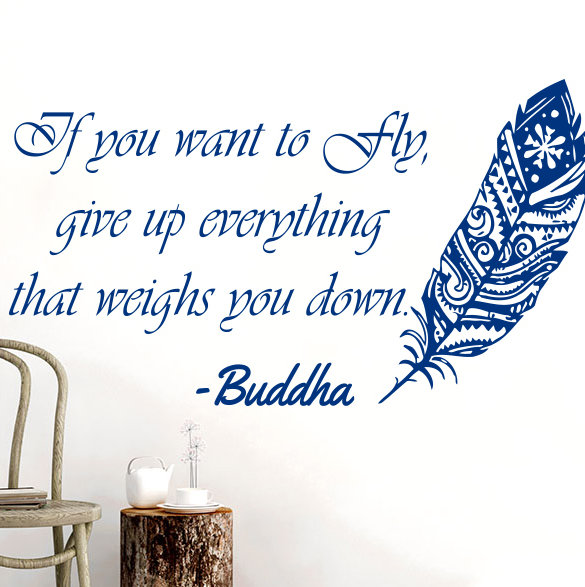 Downey Text & Numbers Wall Decal, Blue
