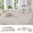 Boneless U Shaped Modular Sectional Sofa Couch-823979319-823979316