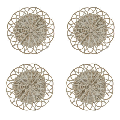  Black Mya Charger Set of 4