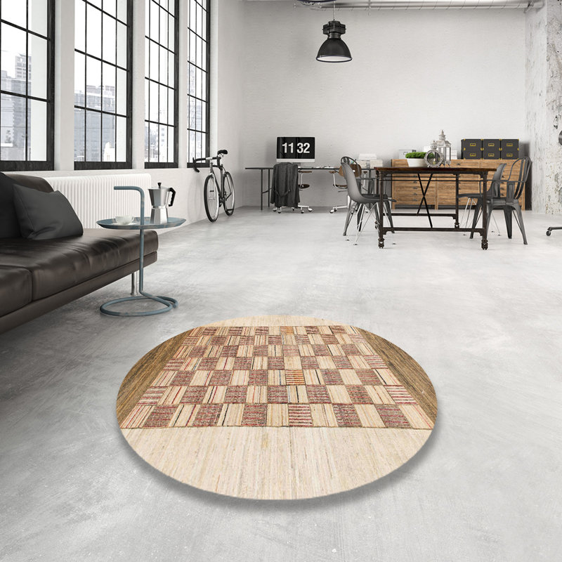Abstract Indoor Rug, Round 3'