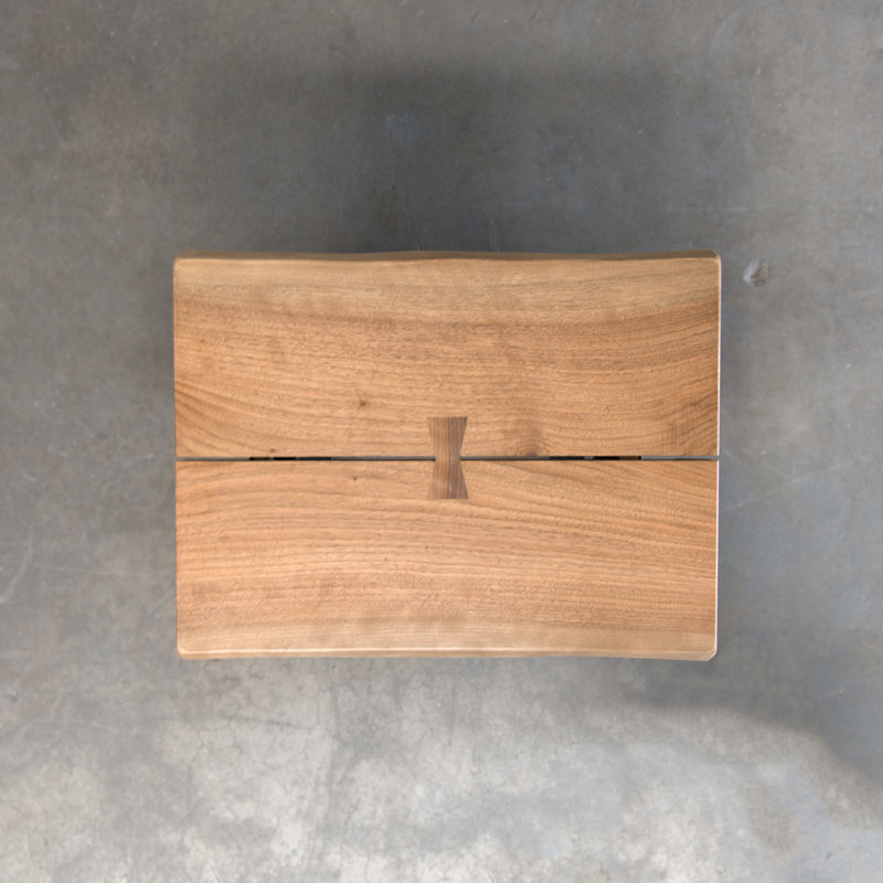 Kingden Solid Wood End Table