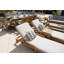 Ensemble de conversation pour 15 personnes Subramanya Teak avec coussins