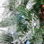 Luxurious 9 Foot Prelit Mixed Tips Garland With Flocking And Glitter