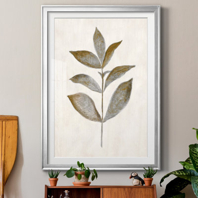 Bronze Leaf III - Reproduction d'art sur papier encadrée