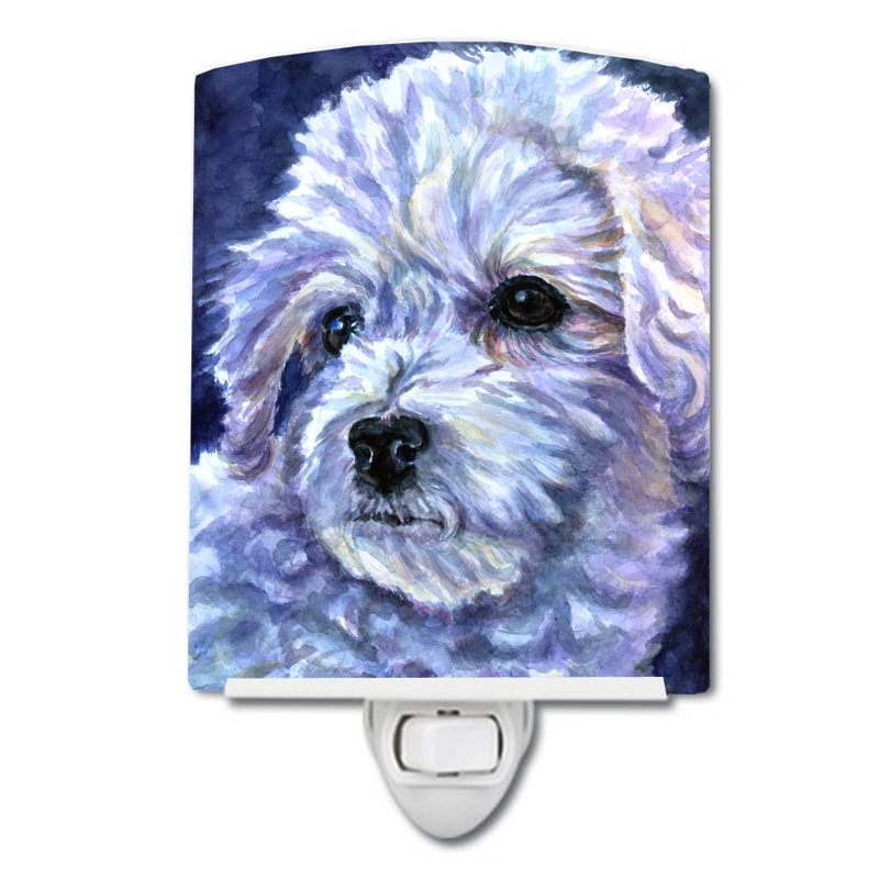 Bichon Frise Ceramic Night Light