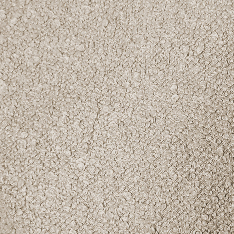 Banc de rangement avec repose-pieds Vérrant Boucle, Beige, H 11,5 po x l 16 po x P 10,5 po