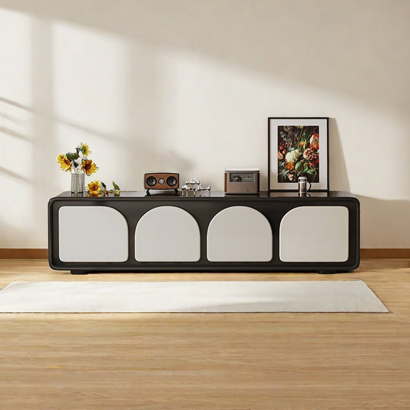 Meuble télé moderne et simple, L 86,61 po