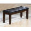 Banc rembourré en similicuir Laquanta