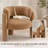 Rosanno Velvet Upholstered Dining Armchair-1778148399