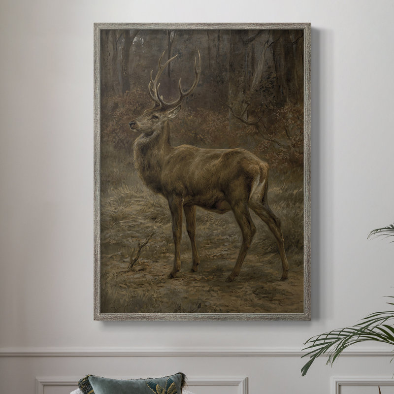 «Vintage Animal Print», reproduction encadrée LVII - bois massif, H 11 po x l 9 po