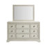 Ensemble commode et miroir Armor blanc