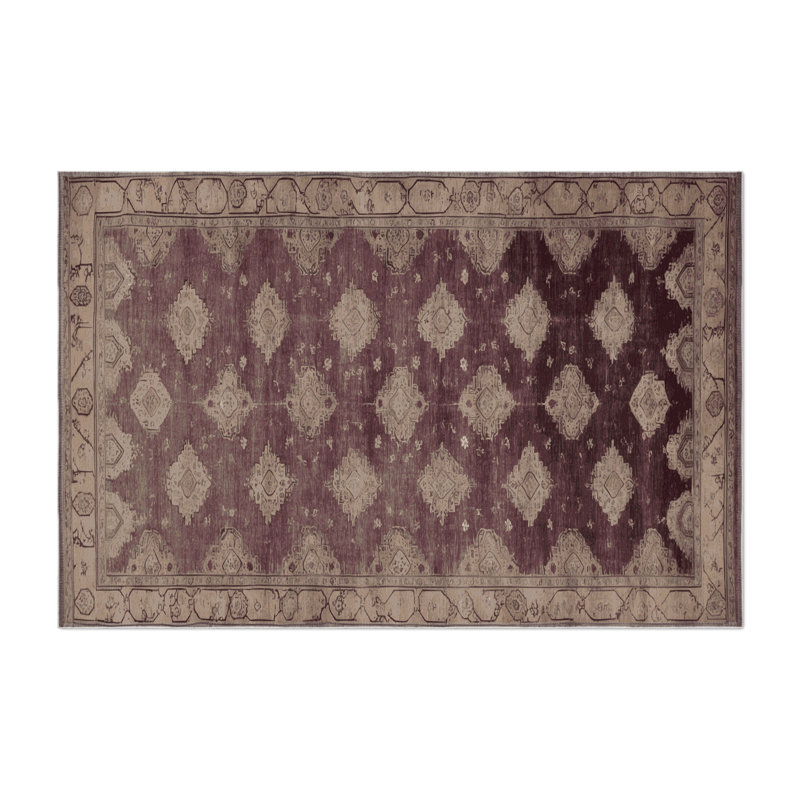 Overdyed Gray Indoor and Outdoor Area Rug, Rectangle 3' x 5'