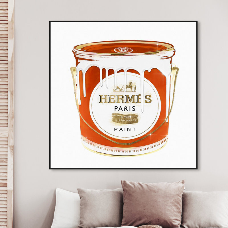 Art mural pour chambre à coucher Fashion and Glam French Luxe, H 16 po x l 16 po, Cadre noir