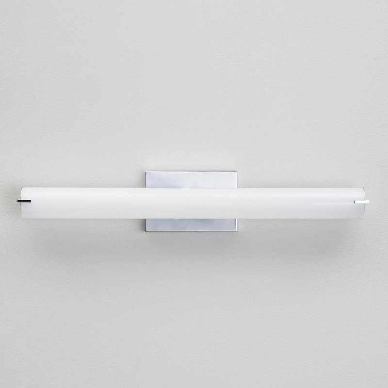 Alberich Iron LED Flush Mounted Sconce, Chrome