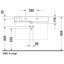 Pièces et accessoires lavabo de console 33,5 "en céramique avec trop-plein-16837738