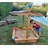 Exaco x Solid Wood Sandbox with Cover