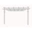Cordaville 12 Ft. W x 12 Ft. D Vinyl Pergola