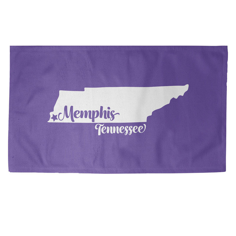 Tapis de zone mauve tennessee Memphis, Rectangle 3 pi x 5 pi