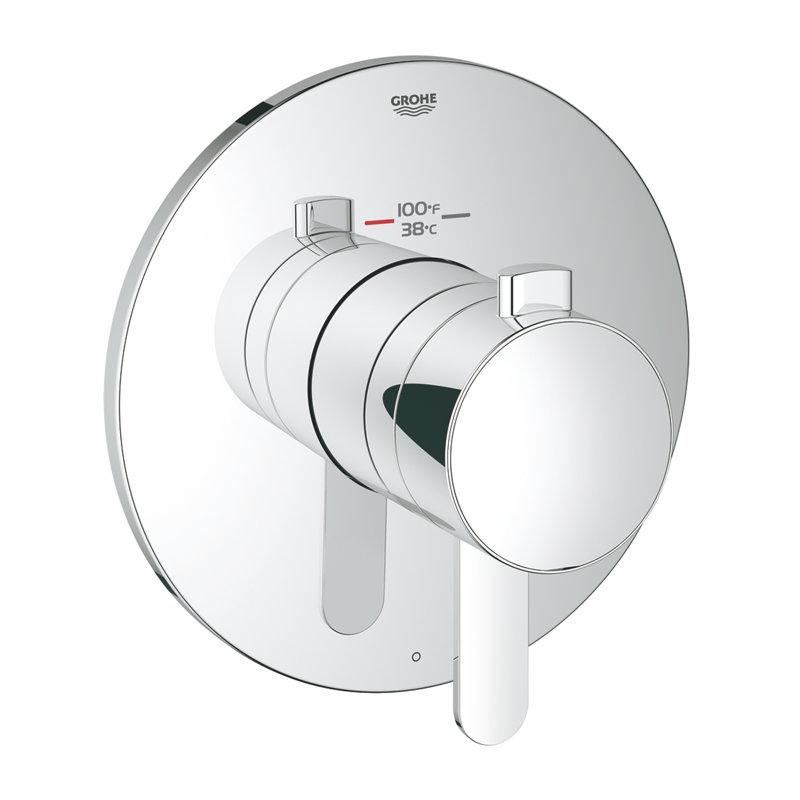 Grohflex® Cosmopolitan Single Function Faucet Trim with Control Module, StarLight Chrome
