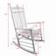 Chaise berçante balcon porche adulte-864163989